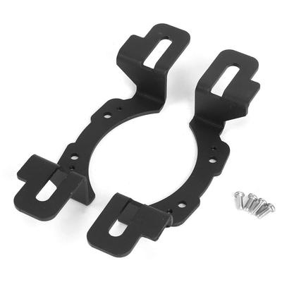 Fog Light Bracket, Screw, Qiilu Fog Light Bracket, 4" Steel Front Bumper Fog Light