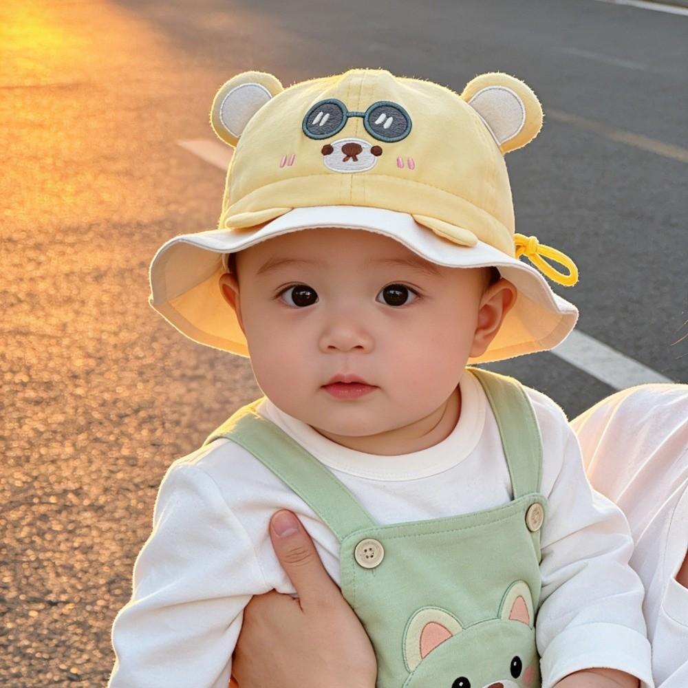 Soft Baby Hat Breathable Shade Hat Cute Children's Fishing Hat  When Going Out