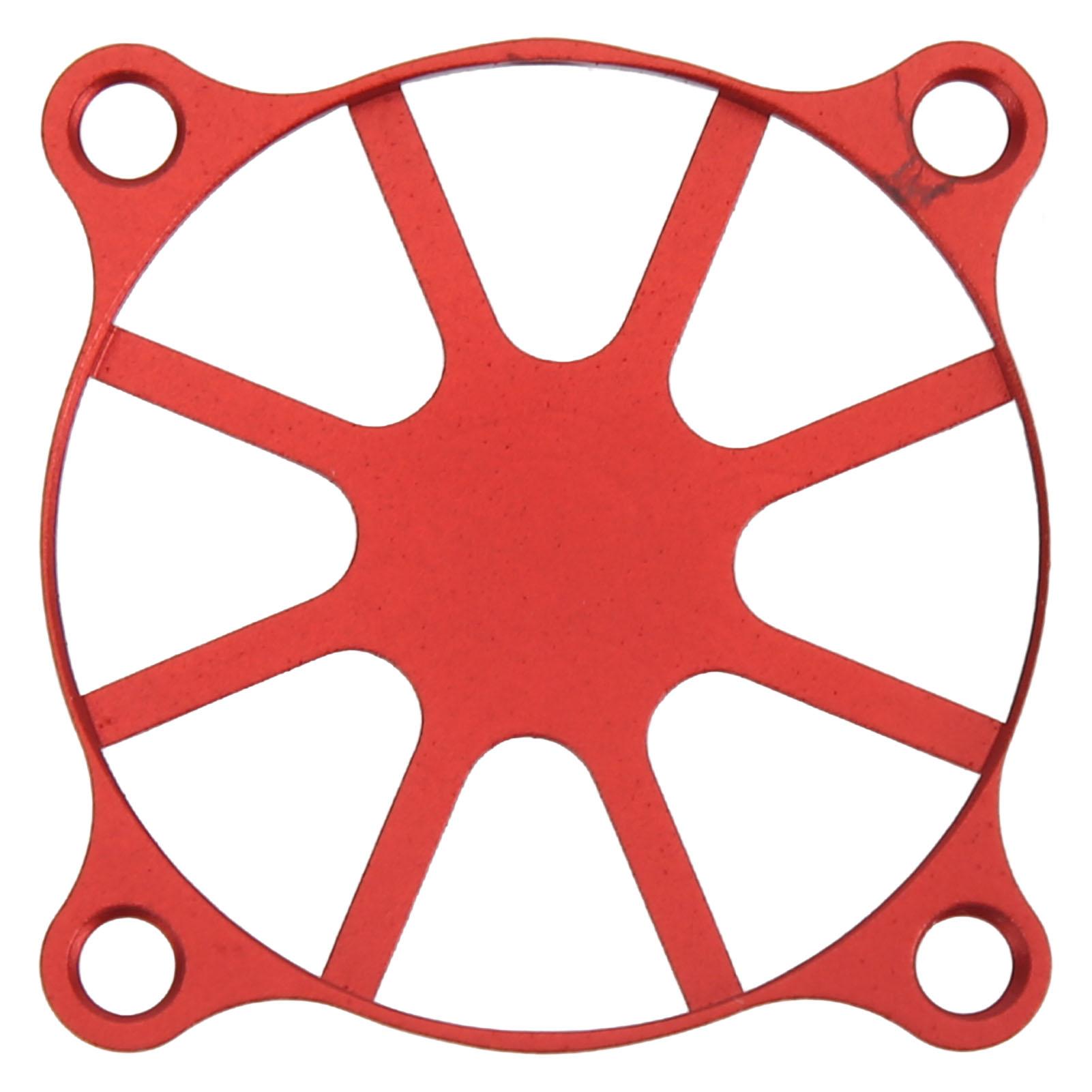 

Motor Cooling Fan Cover Aluminum Alloy Heat Dissipation Fan Protective Cover for RC Car Red