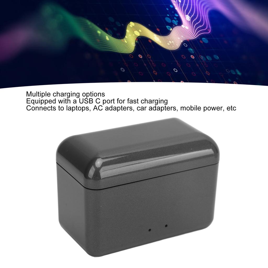 Battery Charger for X4 Professional Efficient Dual Channel USB Type C Battery Charging Case for Action Camera