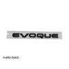 3D Premium EVOQUE Letters for P250 P300 Styling Accessories Car Engine Hood Fender Trunk Tail Rear Decal Emblem Badge Sticker