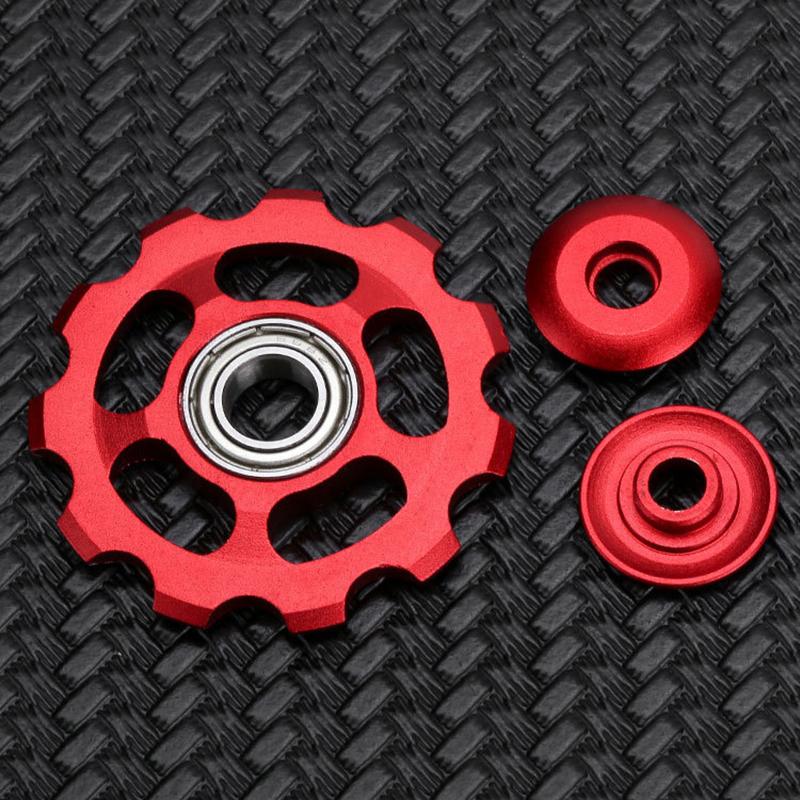 11T Bicycle Rear Derailleur Wheel Ceramic Bearing Pulley Al7075 Road Bike Guide Roller Idler