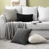 Solid Color Throw Pillow Cover 40x40/45x45/50x50 Home Decorative Chair Car for Bedroom Sofa Cushion Cover Squar All Season