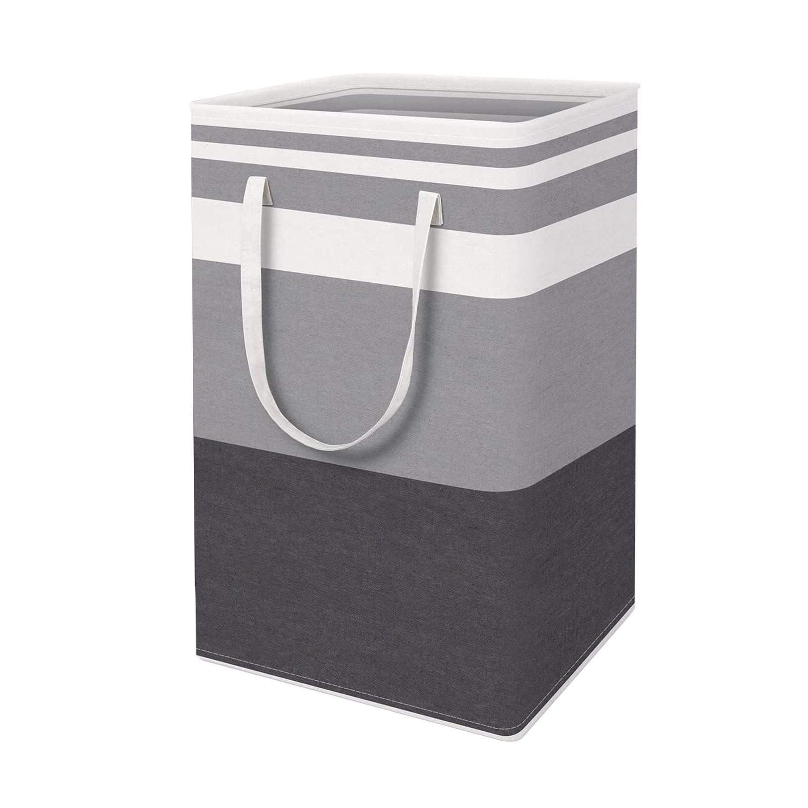 

New Laundry Basket Dirty Clothes Sundries Toys Storage Box Large Capacity Laundry Hamper With Handles Home Storage Bucket One Size бежевый