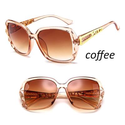 Vintage UV400 Sun Glasses Fashion Outdoor Anti-uv Sunglasses Retro Oversized Women  Delicate Jewelry