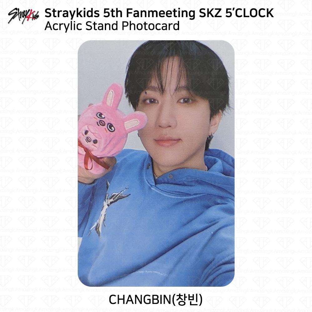 Stray Kids 5th Fanmeeting SKZ 5'CLOCK Official MD Acrylic Stand Photocard KPOP