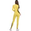 Halloween Sexy Jumpsuit, Pole Dance Jumpsuit, Yellow Racing Girl Cheerleading