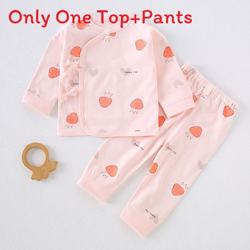 Newborn Baby Cotton Spring Autumn Bodysuit Set With Antibacterial Fabric For Infants