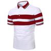 Summer Men's Short-sleeved T-shirt Fashion Stitching Classic Men's Short-sleeved Polo Shirt