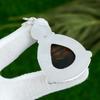 925 Silver Conglomerate Jasper Gemstone Engagement New Bezel Pendant Jewelry