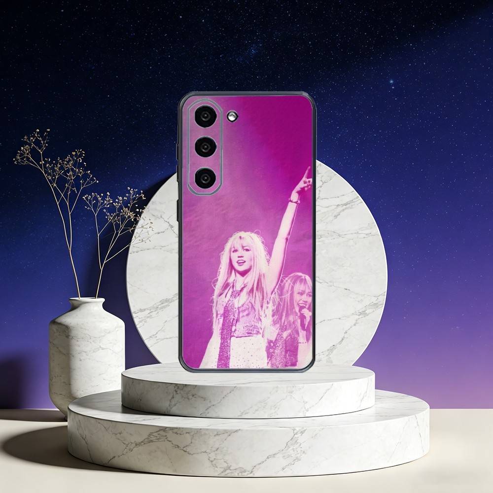 FUNNY H-HannahS M-Montana Phone Case For Samsung Galaxy A73,A72,A71,A70,A53,A52,A51,Others Soft Black Cover Samsung a72