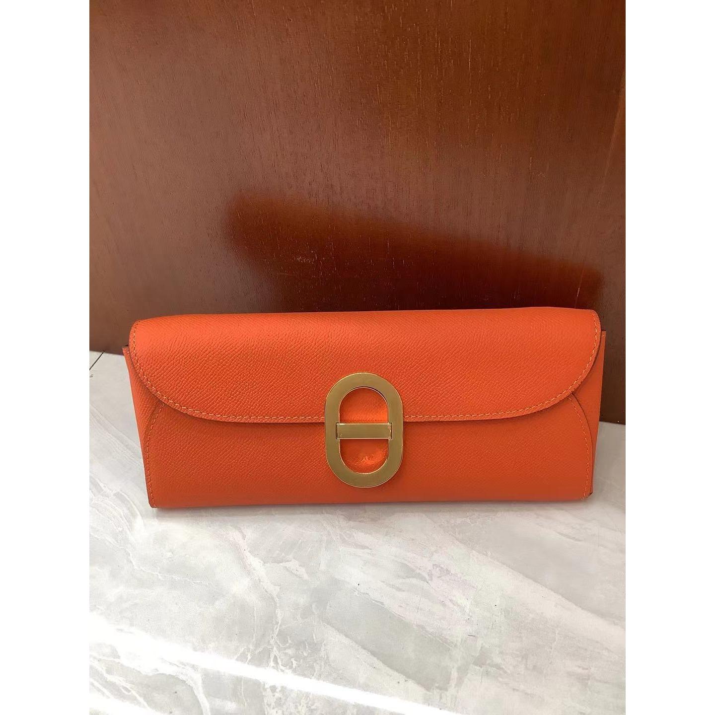 Высококачественная кожаная кошелек-клатч с узором «свиное рыльце» и узором «пальма», женская сумка через плечо, клатч 24*10*2.5cm