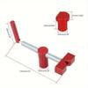 6Pcs Woodworking Adjustable Desktop Clip Steel Fast Fixed Clip Clamp Fixture Vise Benches Joinery Carpenter Tool for 20mm Hole