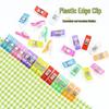 Colorful Plastic Fabric Positioning Clips for Sewing and Crafts