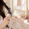 Professional Hair Brush Mini Straightener for Bangs, Cordless Root Lift Travel Size Straightening Comb & Frizz Control, USB Rechargeable Electric Men