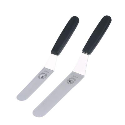 6/8/10 Inch Icing Spatula Angled Stainless Steel Palette Knife Curved Offset Blade Frost Cream Spatula For Cake Pastry Baking