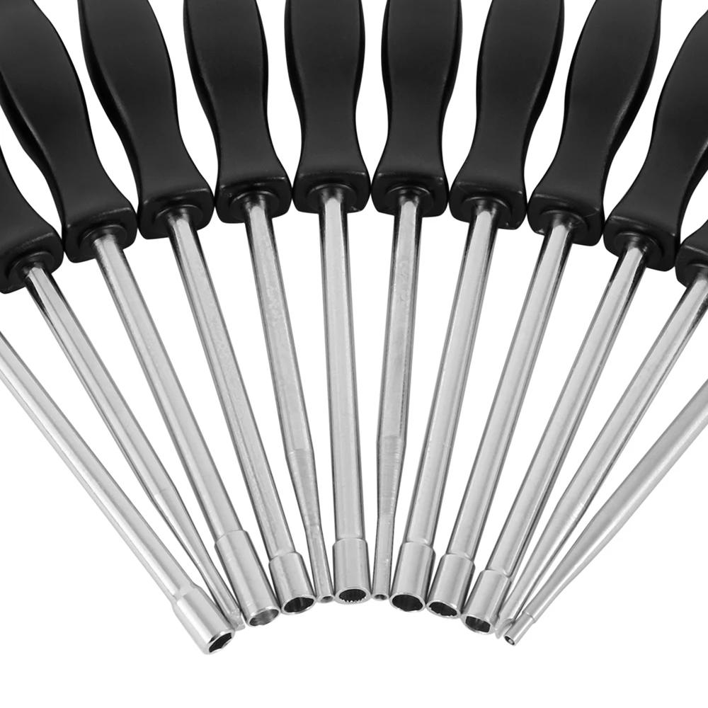 25PCS carburator șurubelniță carburator reglare scule cu ac perie de curățare carburator compatibil cu Weedeater