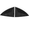 2PCS Side Window Spoiler       Splitter Shade Cover Replacement For     2021 to 2023