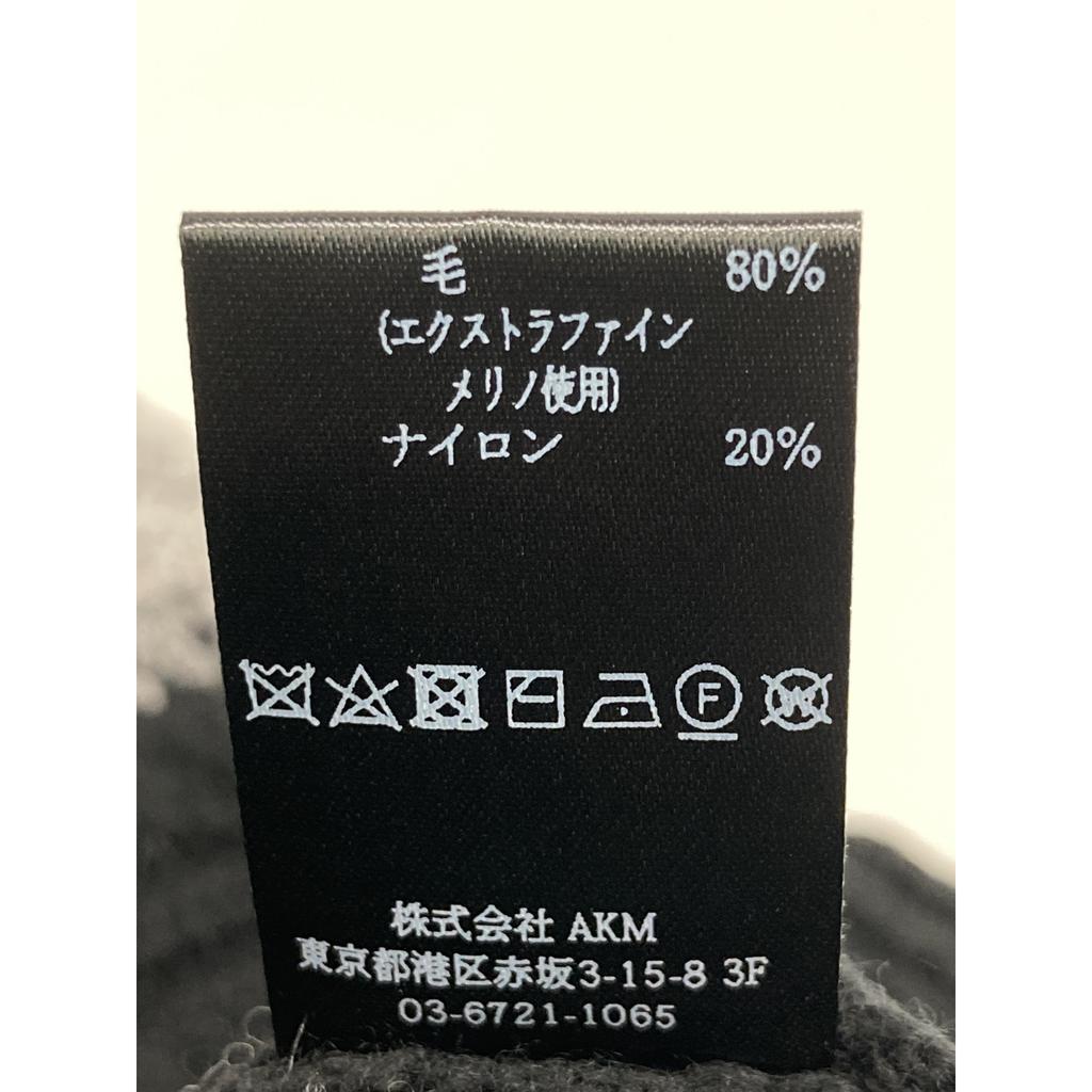 1piu1uguale3 MRK278 Black X Gray CRAZY CABLE CREW Cable Crew Neck Knit Tops 3 Black X Gray X WhiteUsed