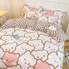Cute Bear Duvet Cover Set Cozy Cartoon Bedding Set With Zipper Comfortable Breathable Reversible Comforter Cover For Girls Teens