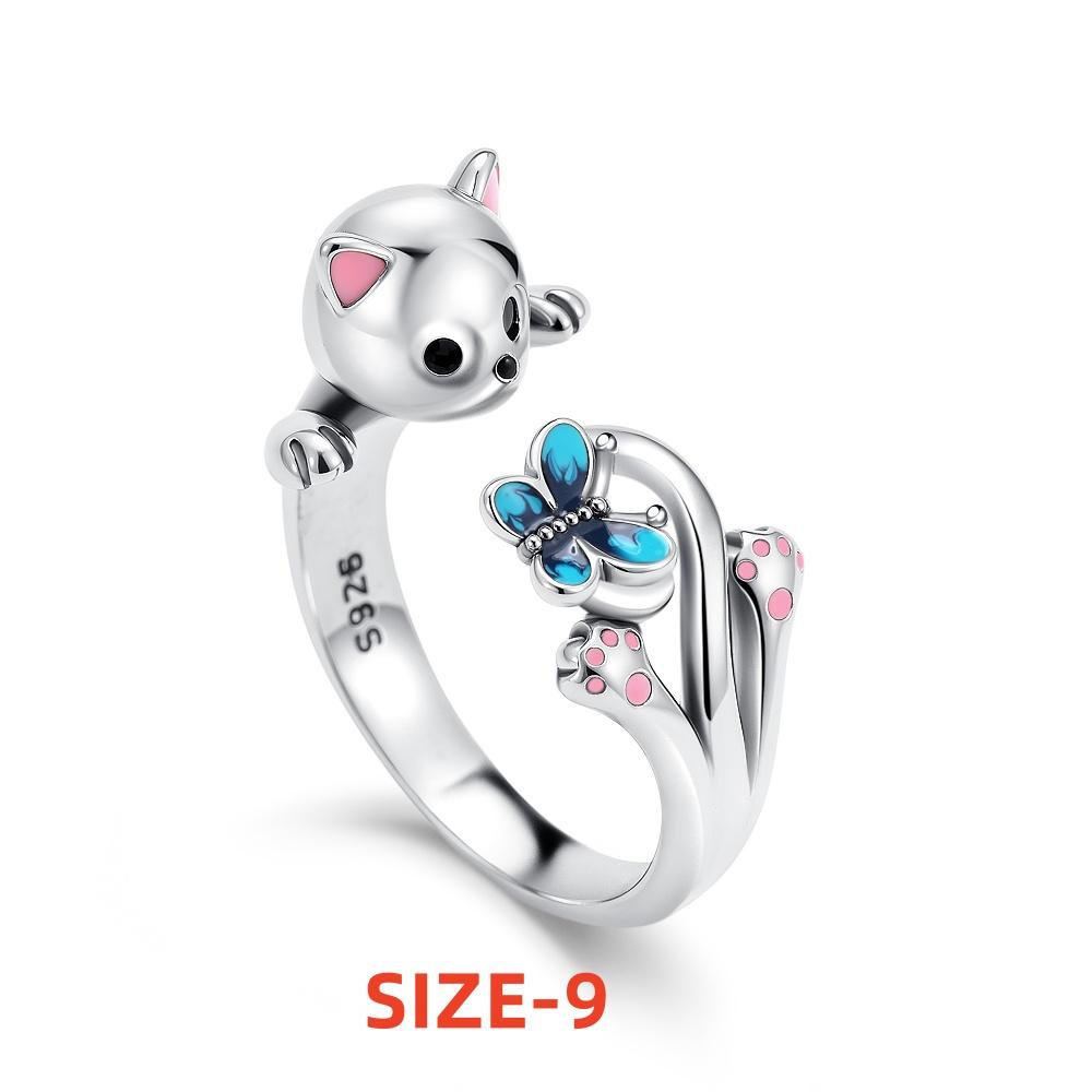 Brand New Copper Metal Leopard Print, Small Cat, Frog, Animal Pendant Bead Component Pink Dog Paw Ring, Compatible With European Bracelet High