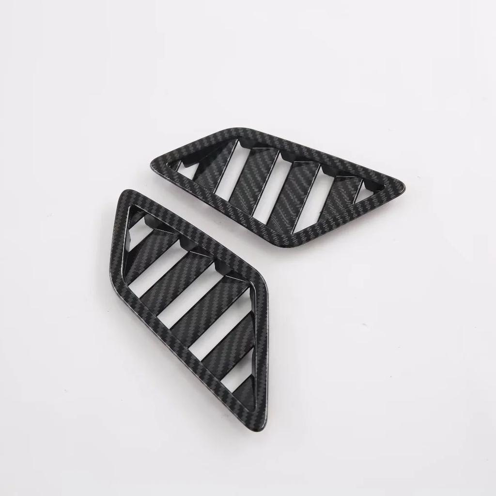 For Mitsubishi Outlander   2024 ABS Front Air Vent Cover Trims Outlet Frame Decoration Sticker Car Styling Accessories