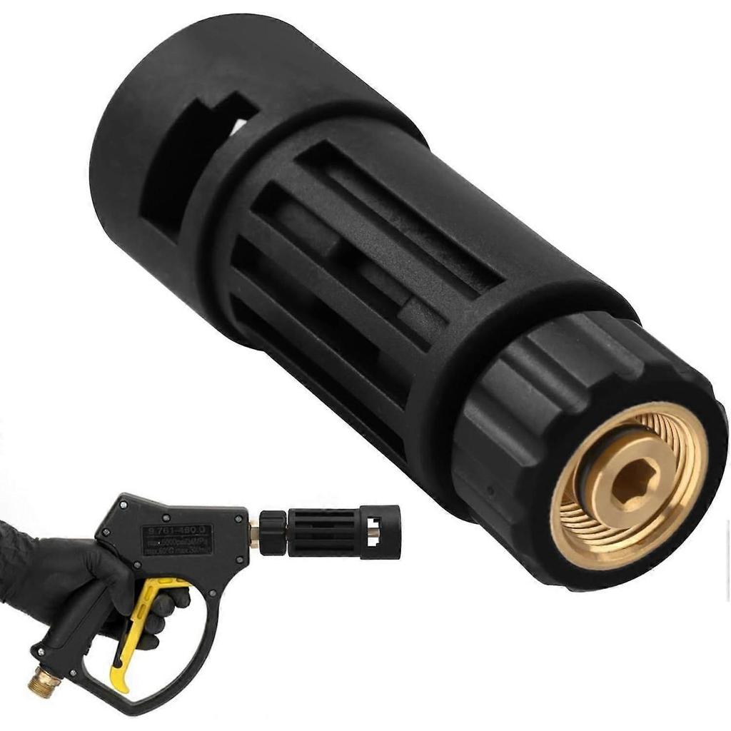 Adapter für Karcher M22 IG Innengewinde, Hochwertiger Kunststoff und Messing Bajonett B Adapter, Zubehöradapter für Karcher Hochdruckreiniger M