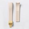FKM Watch Band Fluoro Rubber Strap 18/19/20/21/22/24mm Quick Release Folding Clasp Cut To Size Replace Watch Bracelet for Men Women