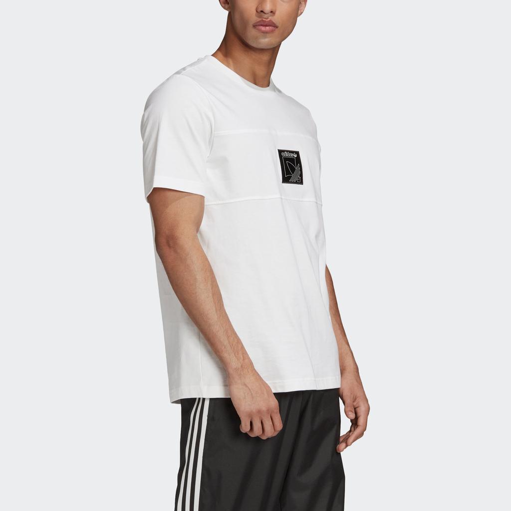 Adidas Originals Sprt Icon Tee Casual Sports Crew Neck Short Sleeve Men Tops White GD5834