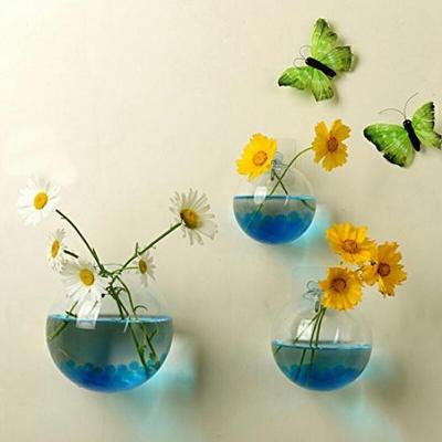 Transparent Wall Hanging Flower Glass Planter Ball Shape Vase Terrarium