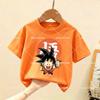 Anime Kids Short Sleeve T Shirt Son Goku Cartoon Toddler Tee Shirts Boy Girl Summer Clothes Casual Children Tops