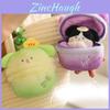 Soft Feather Cotton Filled Dog Egg Plush Toy Backpack Accessory