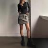 2026 Autumn/Winter Women's Ribbed V-Neck Slim-Fit Knitwear Top