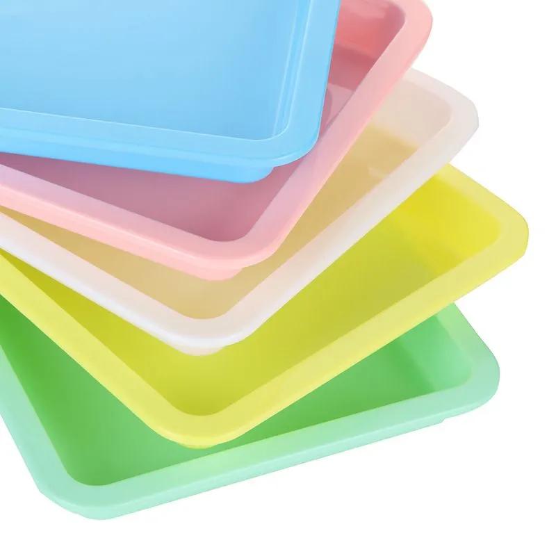 5 pcs plastic trays for art and craft activities for projects
