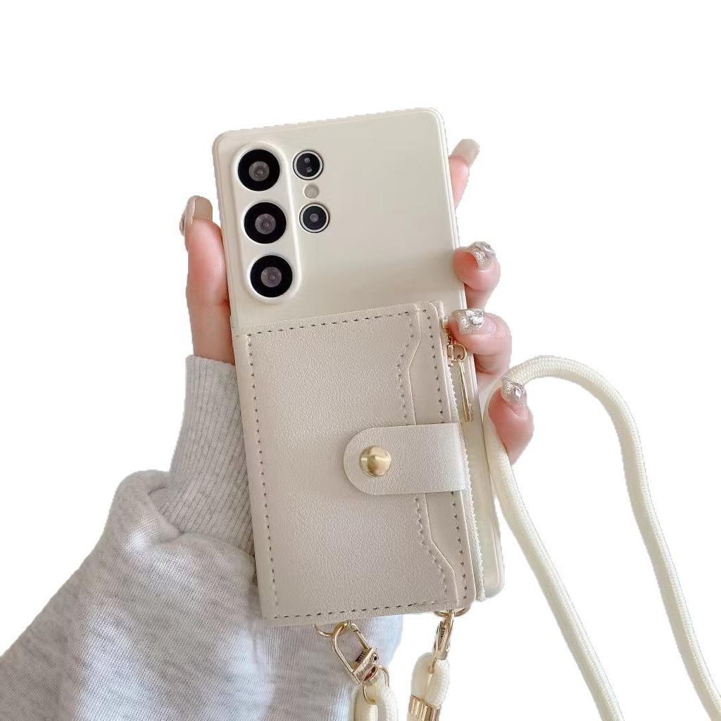 Crossbody Lanyard Card Case Samsung S11 ULTRA Soft Case Mobile Phone Case S11 Insert Card S11ultra Protective Case