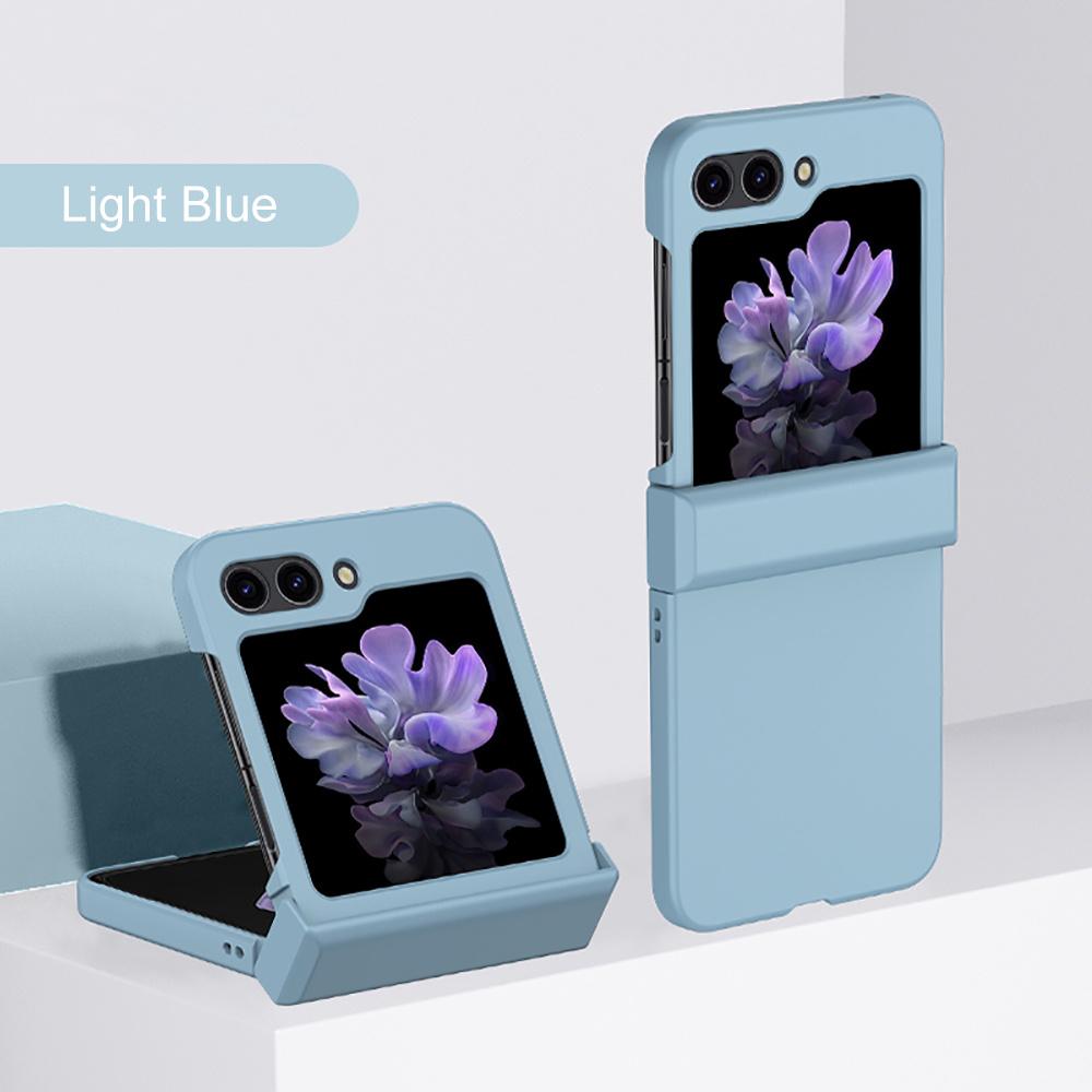 For Samsung Galaxy Z Flip 6 5 4 3 Flip5 5G  Case with Hinge Protection Hard PlasticThin Protective Flip Cases Phone Cover
