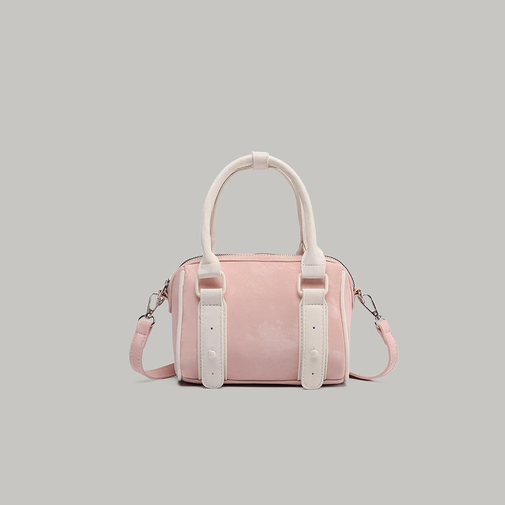 Sweet Girl Handbag 2025 New Model Niche Design Cute Boston Bag Versatile Commuting Shoulder Crossbody Bag