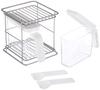 Pearl Metal Salem Slim Seasoning Storage Set of Container, 2, H-6128