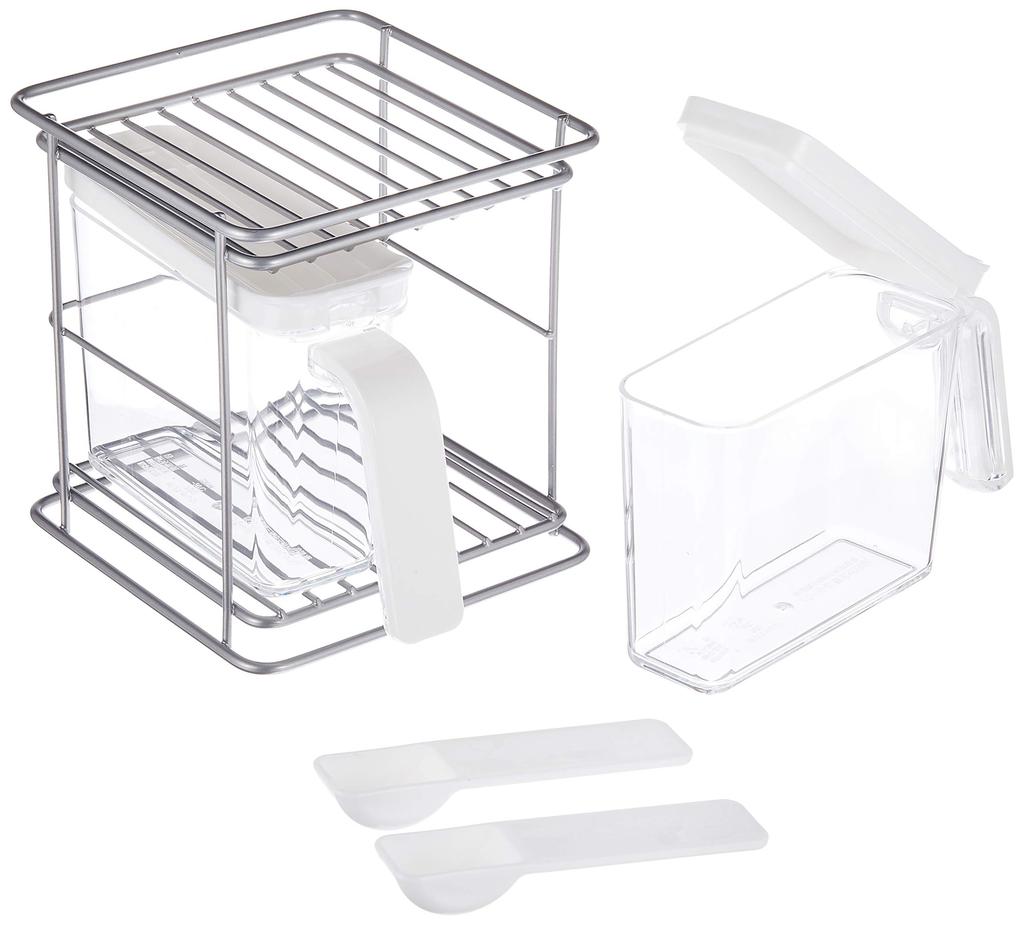 Pearl Metal Salem Slim Seasoning Storage Set of Container, 2, H-6128
