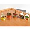 1Set DollHouse Mini Simulation Caviar Canned Fruit Beef  Fish Canned Food Model Kitchen Open-cap cans Doll House Miniature Decor