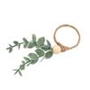 4 Stück Serviettenringe Modern Schlicht Dekorativ Handwerk Blatt Blume Serviettenringe für Hochzeiten Weihnachten Neujahrspartys