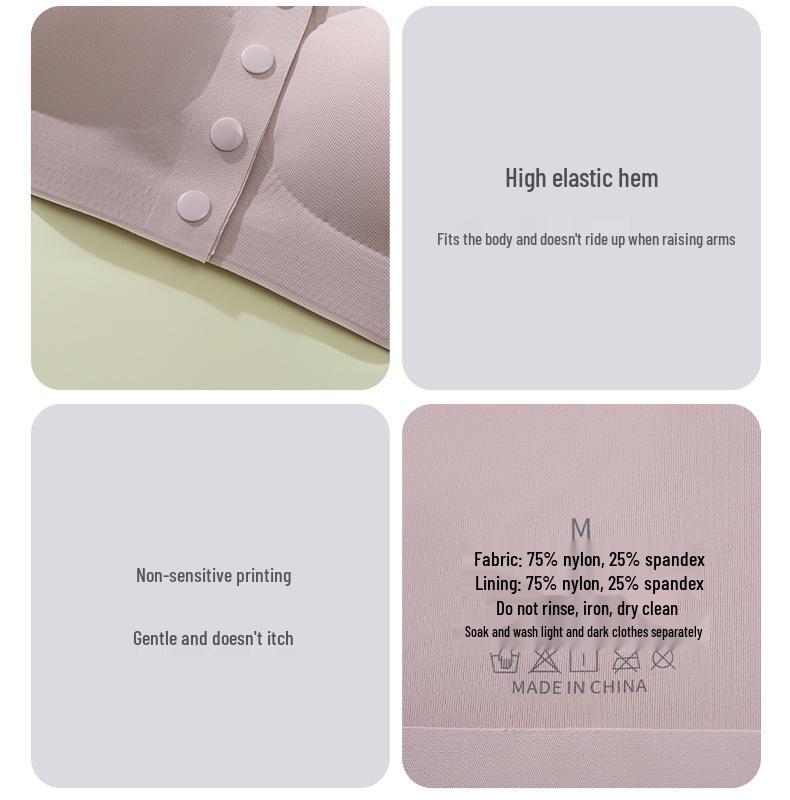 Cross-border Antibacterial Mastectomy Prosthesis Bra with Fake Breast Pads, Seamless Front Closure, for Post-Op and Reduction Support.