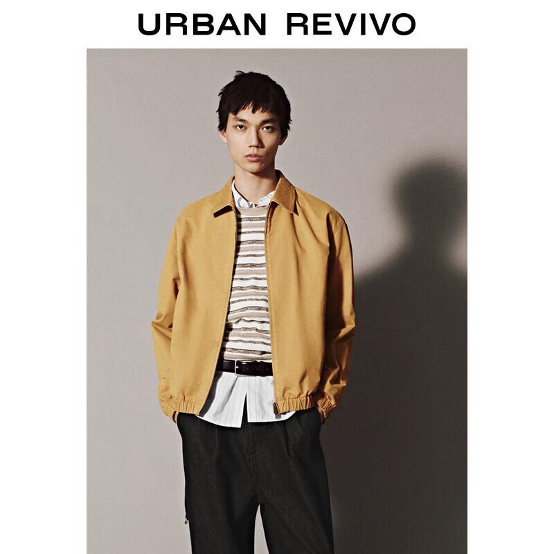 

UR Men s 2025 Spring American Casual Loose Double-Zip Jacket S