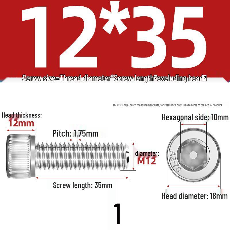 304 Stainless Steel Hex Socket Cap Screw with Extended Thread