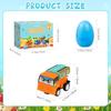 12 Pack Car Easter Eggs with Toy Cars, City Cars & Trucks for Easter Egg Hunt, Basket Stuffers, Party Favors, Easter Gifts for Kids Boys Girls