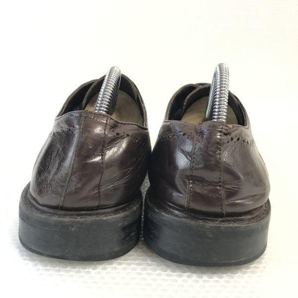 Kenneth Cole Leder Straight Cap Toe Schuhe Größe 9 26.5-27.0 Braun Derby Business Kleiderschuhe(GEBRAUCHT)