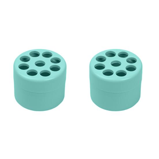 2Pcs Spiral Ikebana Stem Holder DIY Bouquet Twister Vase Flower Arranger Grid Multi-holes Plant Fixation Stand Floral Arrangement Tool