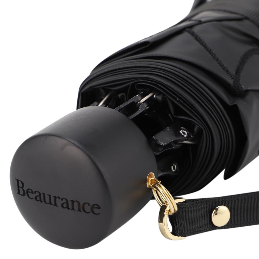 Viewrance Folding Perfect for Sun and Full Light Lightweight and 1BH Black Parasol, Rain, Blocking, Compact, Women's, 27726, (98)