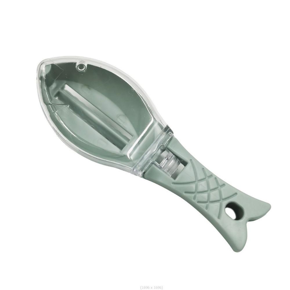 JOYBLISS Fish Scales Graters Scraper Fish Cleaning Tool Scraping Scales Device with Cover Home Kitchen Cooking Fish Tool Kitchen Tools
