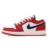 Air Jordan 1 Low Top Vintage Basketball Shoes Women's White Red Black FJ3465-160(Team-)